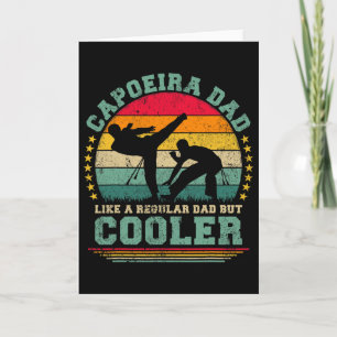 Carte Amateur de capoeira martiale vintage pour hommes D