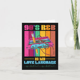 Carte Amateur de musique R&amp;b RnB des années 90 pour 