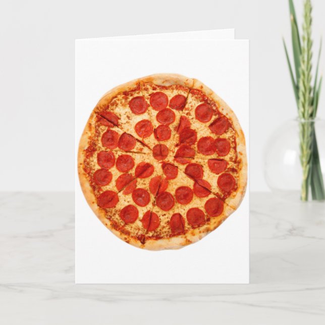 Carte amateur de pizza classique (Devant)