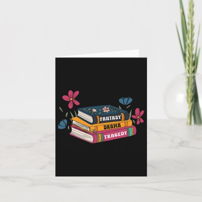 Carte Amateurs de livres Imaginaire Drama Tragedy Subtle (Devant)