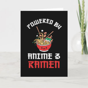 Carte Amateurs de Ramen & Anime Cadeau parfait