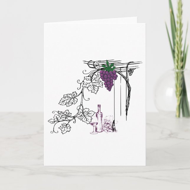 Carte Amateurs de vin blanc (Devant)