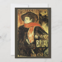 Ambassadeurs, Aristide Bruant par Toulouse Lautrec