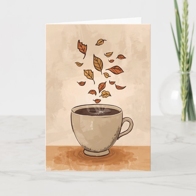 Carte Ambiance Automne Cosy (Devant)