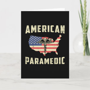 Carte Ambulance paramédicale américaine EMS EMT Nurse Fu
