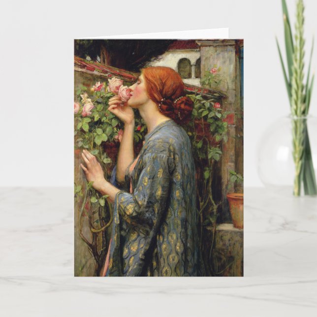 Carte Âme du Rose par John William Waterhouse (Devant)