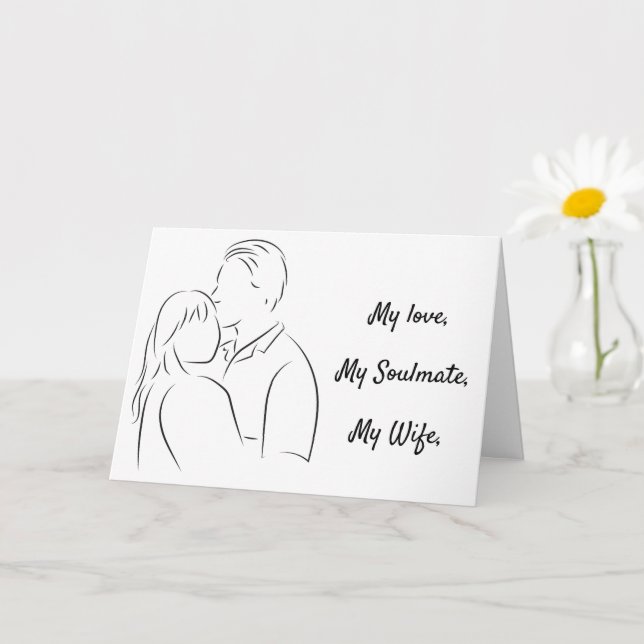 Carte Âme sœur, Lettre d'amour, Fête des mères (Petite plante)