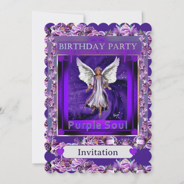 Carte âme violette (Devant)