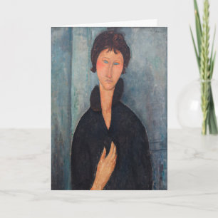 Carte Amedeo Modigliani - Femme aux yeux bleus