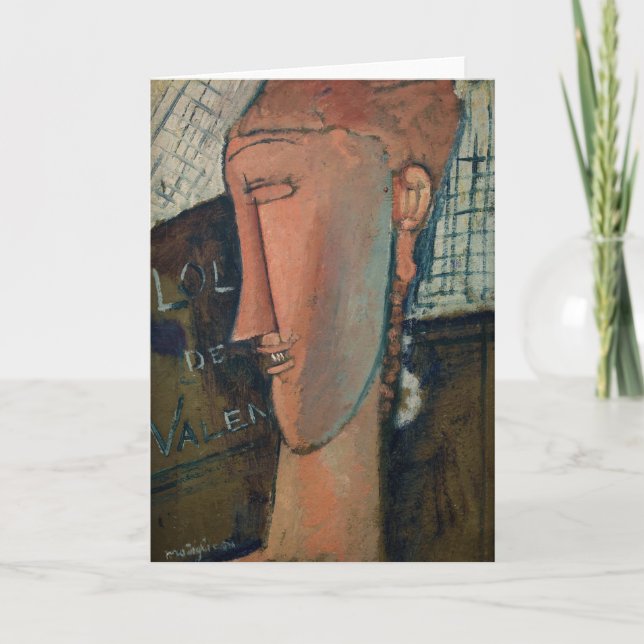 Carte Amedeo Modigliani - Lola de Valence (Devant)