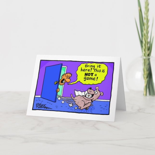 Carte Amène-le ici ! Ce n'est PAS un jeu ! (Devant)