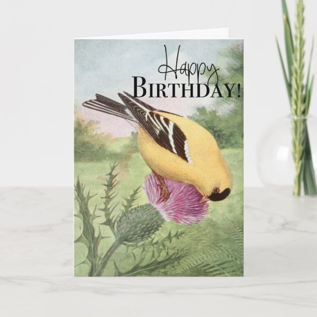 Carte américaine de joyeux anniversaire de (Devant)