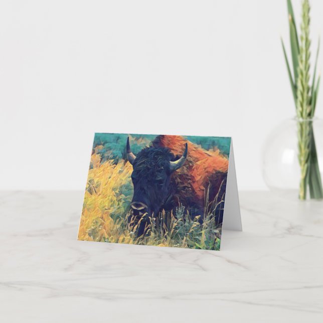 Carte American Bison (Devant)