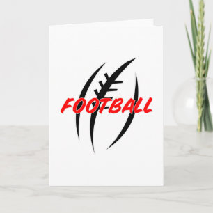 Carte American Football USA Joueur Jeux Idée cadeau