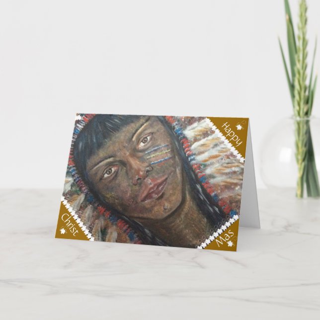 Carte American Indian Xmas (Devant)