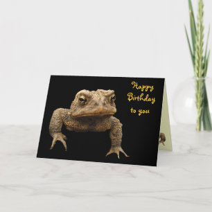 Carte American Toad Birthday