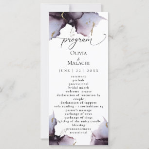 Carte Améthyste Abstrait Muté Heather Purple