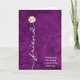 Carte Ami Daisy avec Ladybugs Card