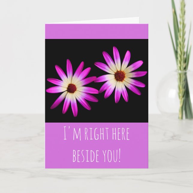 Carte Ami Encouragement Cancer/Maladie grave (Devant)