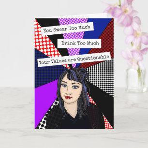 Carte Ami sarcastique amusante