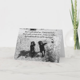 Carte Amis - Black Lab