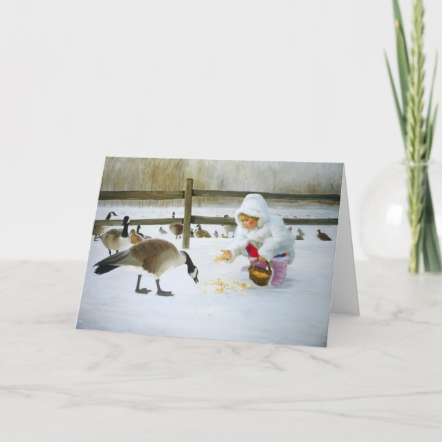 Carte Amis d'hiver (Devant)