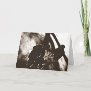 Carte Amis jouant aux échecs chinois/amitié