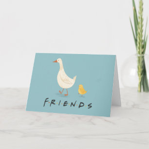 Carte AMIS™   Le poussin et le canard