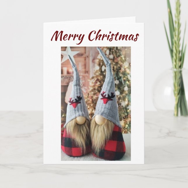 CARTE AMIS SPÉCIAUX EN VACANCES SPÉCIALES MERRY NOËL (Devant)