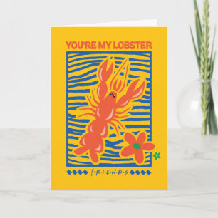 Carte AMIS™   Vous êtes mon homard vibrant graphique