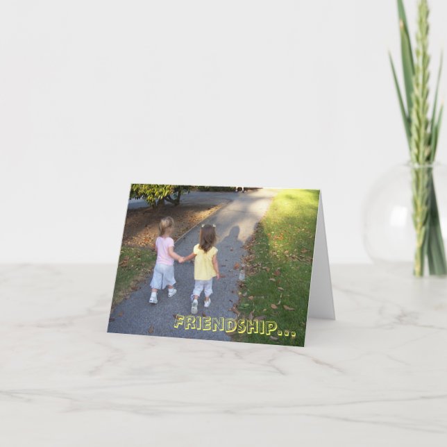 Carte Amitié... (Devant)