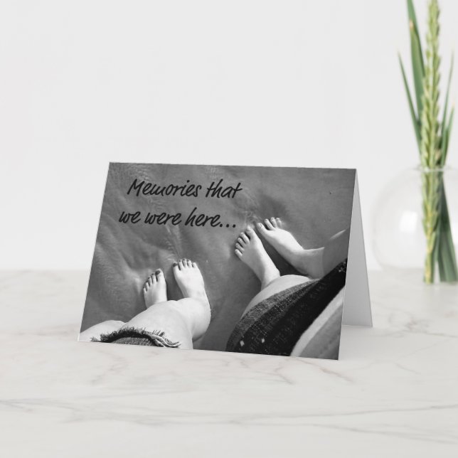 Carte Amitié de plage (Devant)