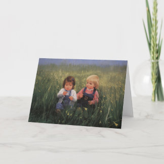 Carte Amitié et fleurs
