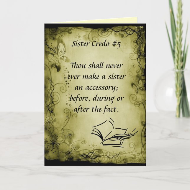 Carte Amitié-Je suis désolé (Devant)