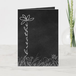 Carte amitié sur tableau noir