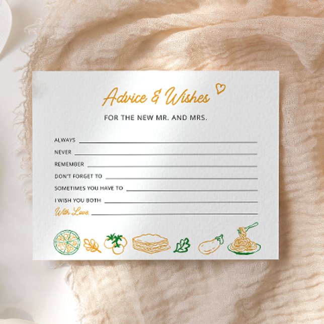 Carte Amore Rustic Italian Advice and Waches (Créateur téléchargé)