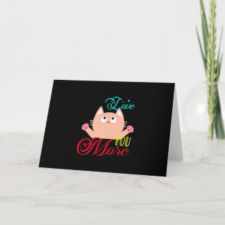 Carte Amour à la mode élégante