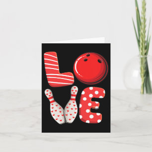 Carte Amour Bowling Byll Et Pins Groupe Correspondant Va