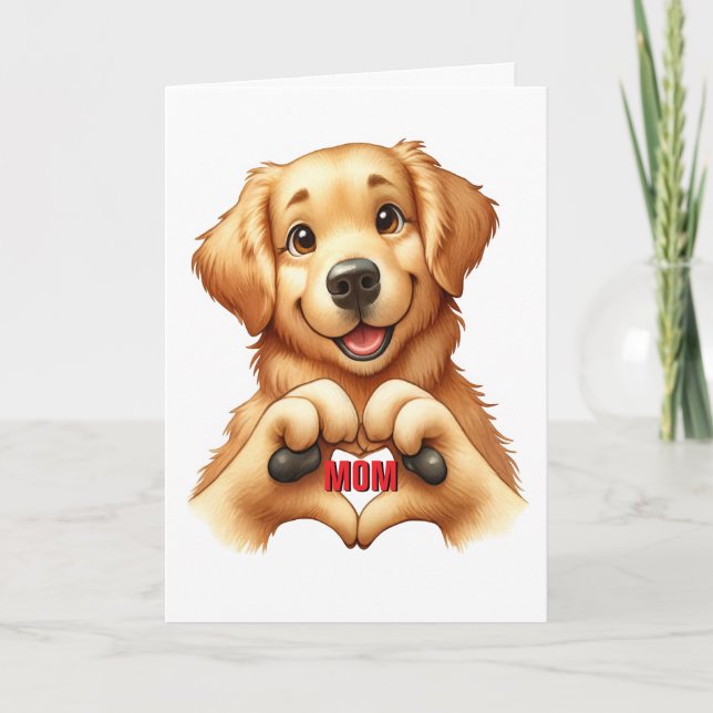 Carte Amour Canin - Voir à l'intérieur (Devant)