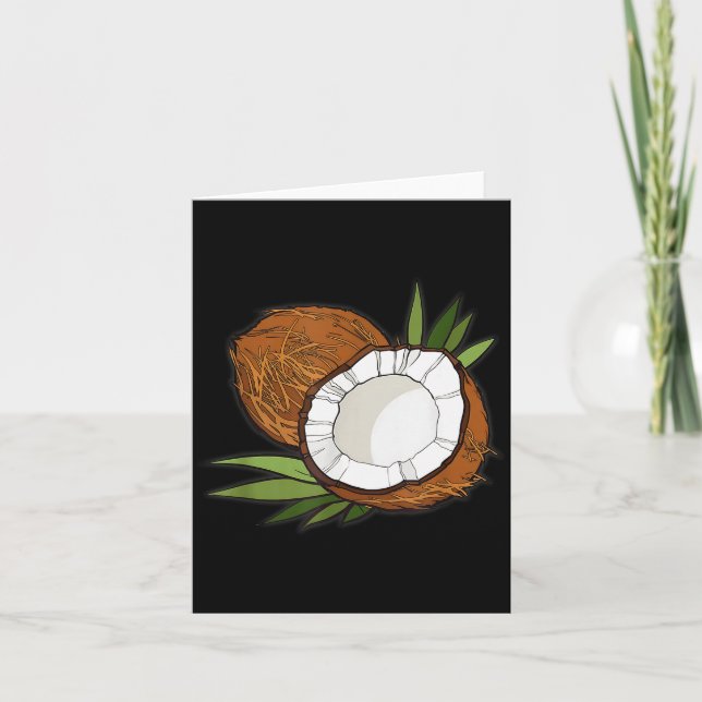 Carte Amour Chemise Femme Coco Coconuts Pour Enfants A (Devant)