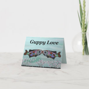 Carte Amour de guppy