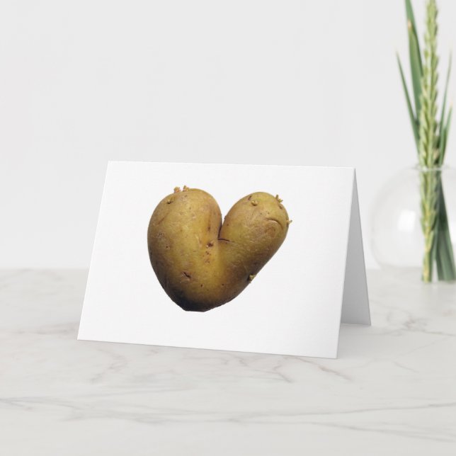 Carte Amour de la pomme de terre (Devant)