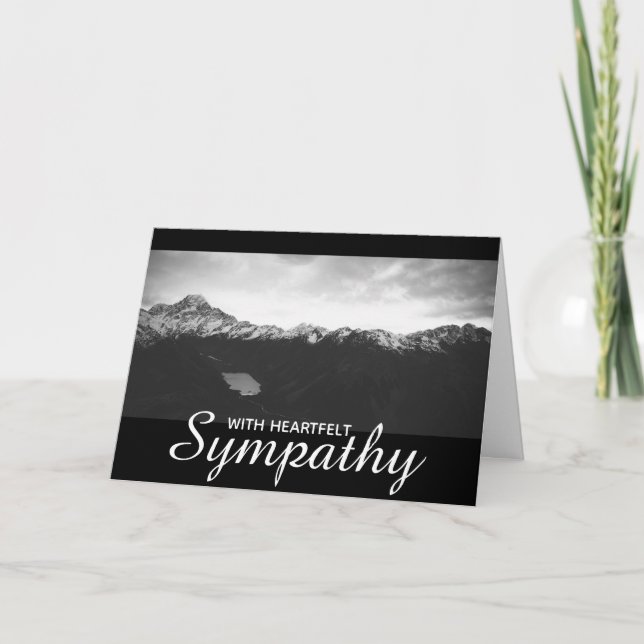 Carte Amour de *~* lumière noirs et blancs de sympathie (Devant)