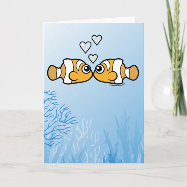Carte Amour des clowns (Devant)