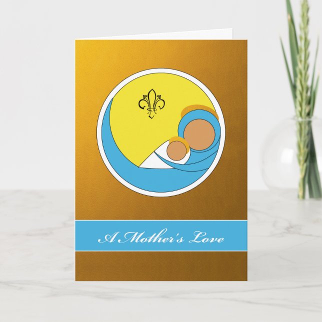 Carte Amour d'une mère, Fête des mères religieuses, Ésaï (Devant)