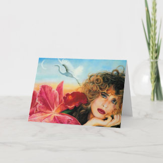 Carte Amour éloigné - pensant à vous