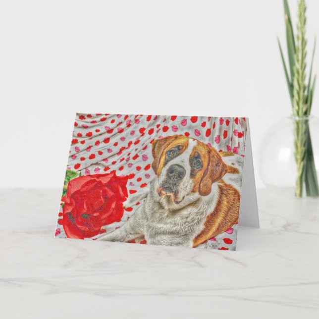 Carte Amour et baisers (Devant)