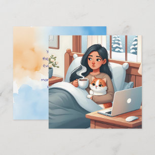 Carte Amour et soutien pour quelqu'un souffrant d'une ma