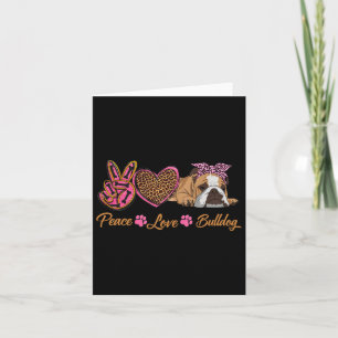 Carte Amour Français Bulldog Fun Chien Chien Chien Chien
