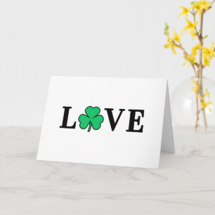 Carte AMOUR Irlande Irlandaise Plaid Tout Usage